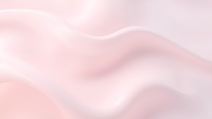 Fototapeta premium 優美に波打つ淡いシルク生地317