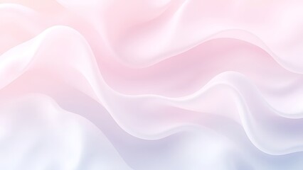 Obraz premium 優美に波打つ淡いシルク生地410