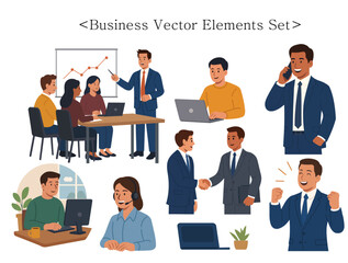 Business Vector Elements Set