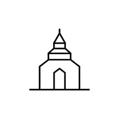 church icon vector illustration