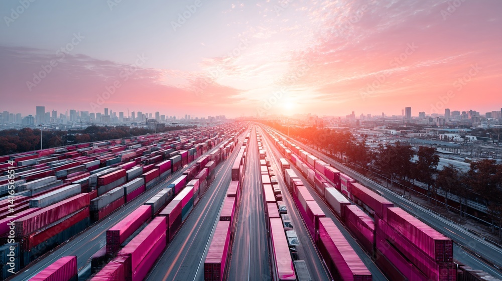 Poster ai-driven supply chain optimization with real-time tracking and predictive analytics