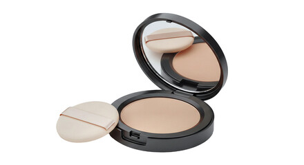 Compact Powder with Puffs and Mirror