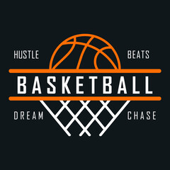 Hustle Beats Dream in Basketball Sports Design