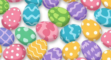 Colorful Painted Easter Egg