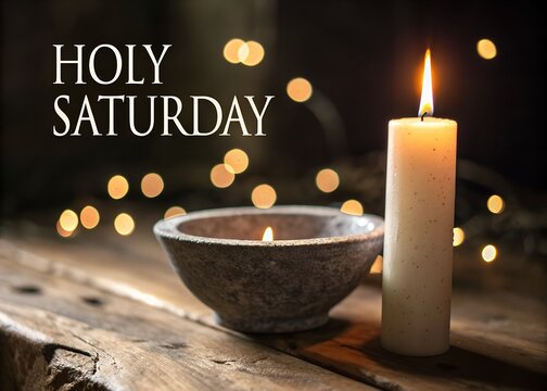 Holly Saturday Easter eve