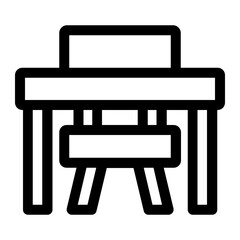 school desk icon