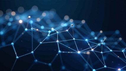 Post-Quantum Cryptography Concept: Complex Mathematical Lattice Structure Protecting Data