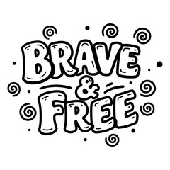 Fototapeta premium Bold, hand-drawn typography design perfect for motivational posters, social media graphics, or merchandise. Ideal for marketing, education, and inspirational use.
