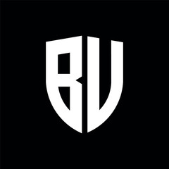 Letter bu or ub logo template