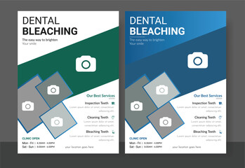 Medical healthcare social media banner design. Healthcare flyer design, Medical Flyer Template. wither brighter fuller smile, dental care flyers template, Modern medical banner for social media post 