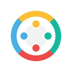 Fototapeta premium Circle Chart