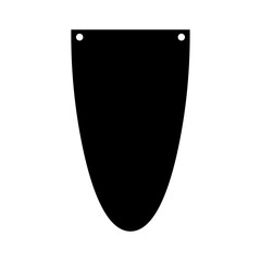 Banner bunting birthday party icon vector. bunting banner illustration sign or symbol.