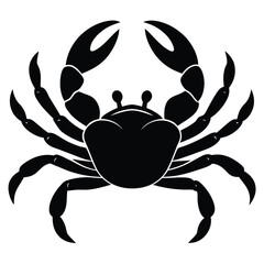 Crab sea ​​animal flat icon for apps or website
