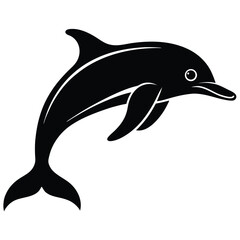 Obraz premium whale silhouette vector illustration