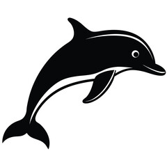 whale silhouette vector illustration