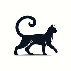 cat silhouette vector