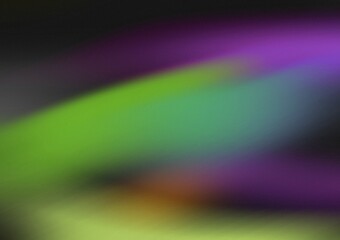 A vivid abstract design, blending hues of neon green, purple, and black creates a dynamic color composition that is visually striking and modern.