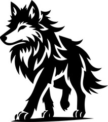 vector illustration of fox