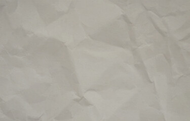 Texture of crumpled paper. Crumpled white paper texture pattern. Vector illustration.