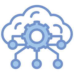 Obraz premium Machine Learning Icon