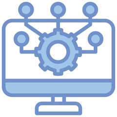 Obraz premium Algorithm Icon