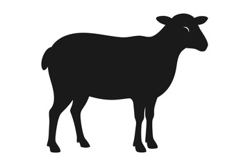 a-sheep-silhuette--vector-art-illustriton-white-ba.eps