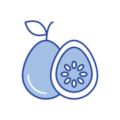 Guava Icon vector stock illustration