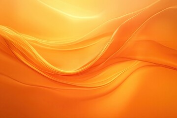 Abstract Orange Waves Background