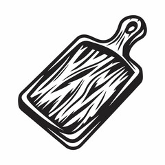 meat cleaver vector illustration