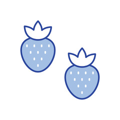 Strawberry Icon vector stock illustration