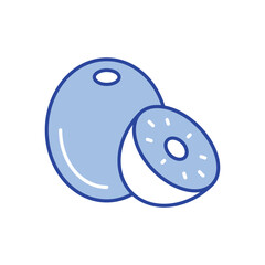 Kiwi Icon vector stock illustration