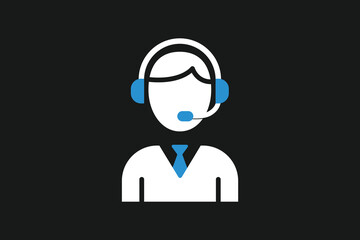 Customer service vector icon