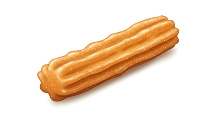 Churro on white background Chur