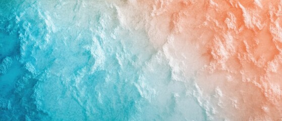 Fototapeta premium Abstract texture background in blue and orange colors with soft gradients, perfect for design projects, website backgrounds, or artistic wallpaper.