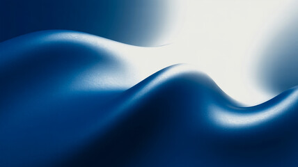 Elegant Blue Flowing Waves Abstract Background