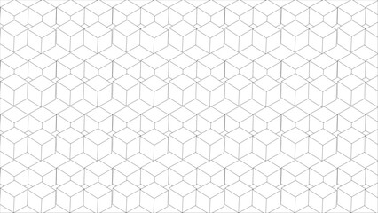 white cube square seamless geometric shape decoration creative wallpaper . modern seamless art style fabric design .