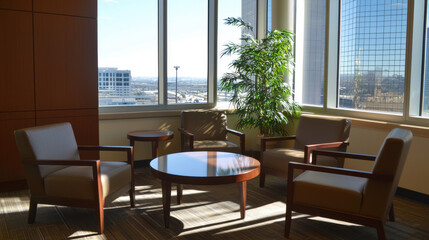 Fototapeta premium Comfort in modern workspaces