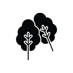 Kale Icon vector stock illustration