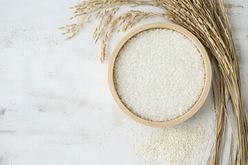 Sleek template inspires excitement for showcasing delicious rice cakes at special events.