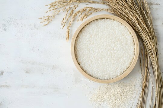 Sleek template inspires excitement for showcasing delicious rice cakes at special events.