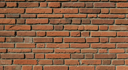 Obraz premium Texture of Red Brick Wall Background: Rustic, Grunge, Architectural Detail