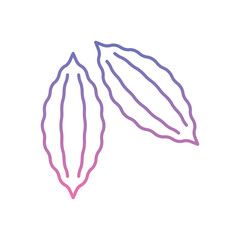Fototapeta premium Bitter Gourd Icon vector stock illustration