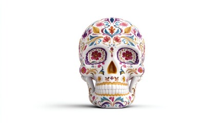 Ornate sugar skull