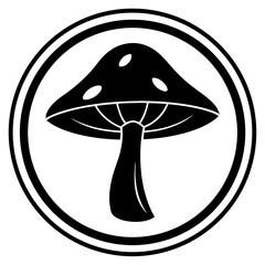 vector illustration of a mushroom