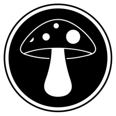 vector illustration of a mushroom