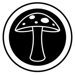 vector illustration of a mushroom