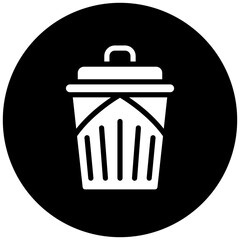 Vector Design Trash Can Icon Style