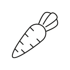 Carrot Icon vector stock illustration