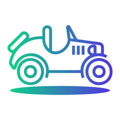 antique Line Gradient Icon