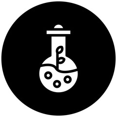 Plany Test Tube Icon Style